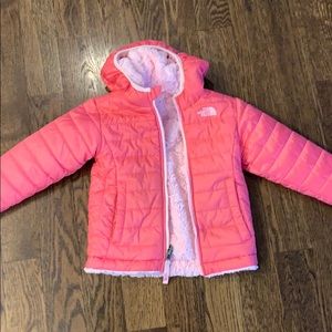 North face reversible coat